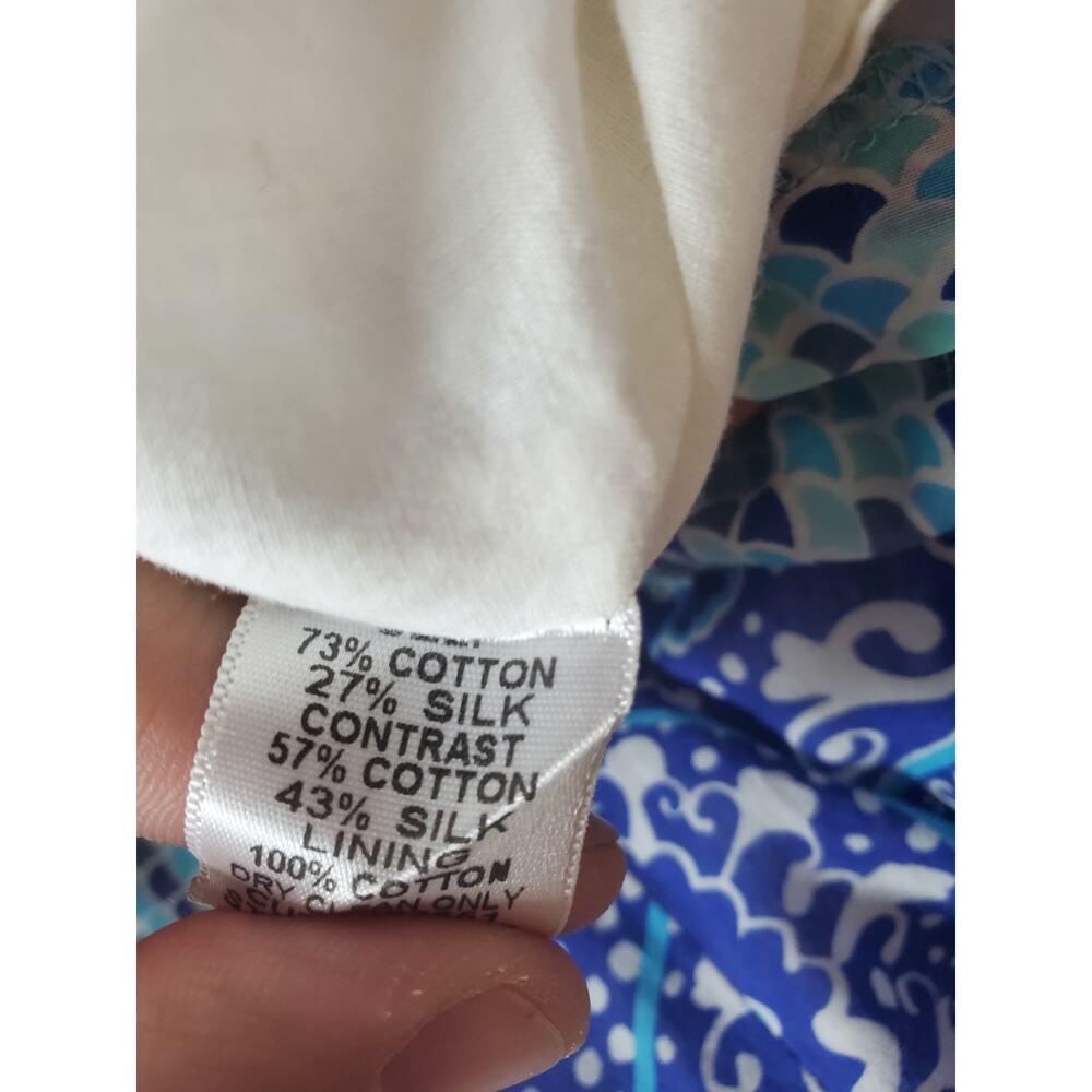 Trina Turk Cotton/Silk Halter Mini Dress, Size 2 - Picture 6 of 6
